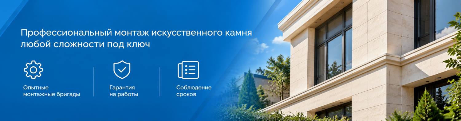 Монтаж искусственного камня Монтаж искусственного камня