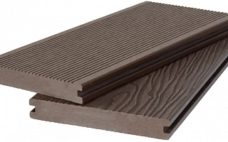 Террасная доска двухсторонняя массив VELVET BRUSHING (SINGARAJA) 5800 мм