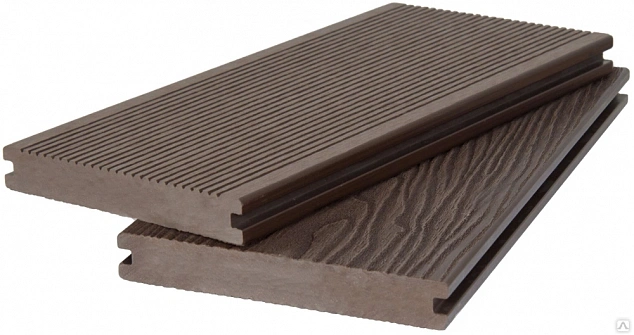 Террасная доска двухсторонняя массив VELVET BRUSHING (SINGARAJA) 5800 мм