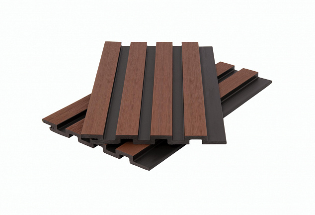 Стеновая панель брусковая двухцветная CO-EXTRUSION (NUSADUA)
