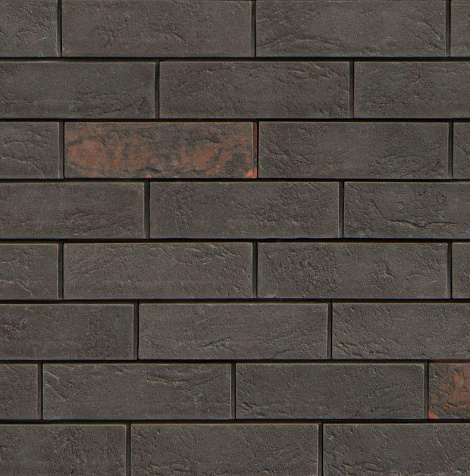 Искусственный камень White Hills Норвич Брик F374-90 Черный 5133 / 2719 / 21